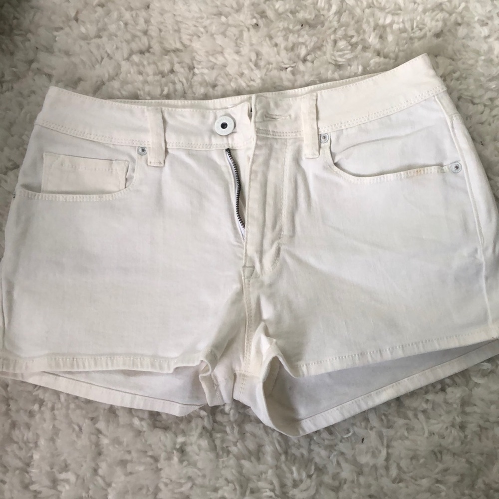 White Denim Jean Shorts
